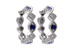 A037-45462: EARRINGS .20 SAPP .25 TGW