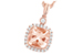 A222-92780: NECK 1.09 MORGANITE 1.26 TGW (7MM MORG)
