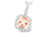 A222-92780: NECK 1.09 MORGANITE 1.26 TGW (7MM MORG)