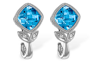 A223-88253: EARR 2.12 BLUE TOPAZ 2.14 TGW