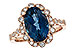 A226-56435: LDS RG 3.80 LONDON BLUE TOPAZ 4.06 TGW