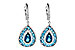 A226-58253: EARR 3.15 TW BLUE TOPAZ 3.32 TGW