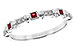 A226-61862: LDS WED RG .09 RUBY .14 TGW