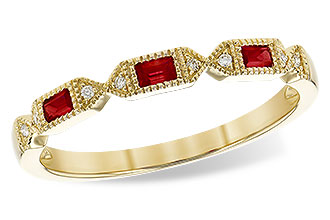 A309-30080: LDS WED RG .12 RUBY .14 TGW
