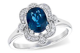 A309-33671: LDS RG 1.35 LONDON BLUE TOPAZ 1.50 TGW