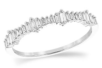 A309-33699: LDS WED RG .20 TW BAGUETTES