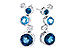 A309-33717: EARR 2.27 BLUE TOPAZ 2.40 TGW