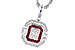 A310-18199: NECK .29 TW RUBY .48 TGW