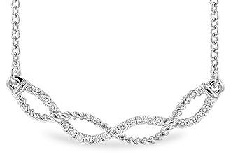 A310-19144: NECKLACE .12 TW (18")