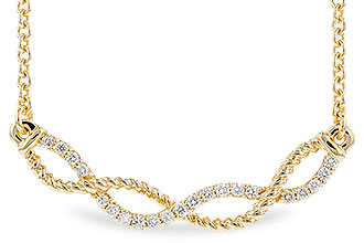 A310-19144: NECKLACE .12 TW (18")