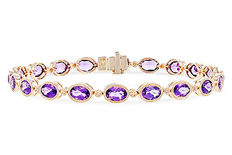 A310-20071: BRACELET 6.86 TW AMETHYST 6.90 TGW