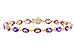 A310-20071: BRACELET 6.86 TW AMETHYST 6.90 TGW