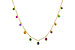 A310-24580: NECK .90 TW MULTI-COLOR SAPPH & GREEN GARNET (18")