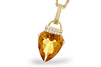 A310-24626: NECKLACE 3.12 CITRINE 3.18 TGW (12x10MM CIT)