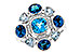 A311-11835: LDS RG 3.19 TW BLUE TOPAZ 3.25 TGW