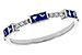 A311-12817: LDS WED RG .36 SAPPHIRE .43 TGW