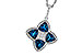 A311-13653: NECKLACE 2.79 LONDON BLUE TOPAZ 2.85 TGW