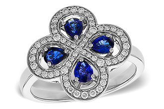 A311-14599: LDS RG .68 TW SAPPHIRE .96 TGW
