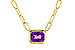 A311-14626: NECKLACE .82 AMETHYST (18")