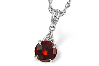 A311-15480: NECK 1.46 GARNET 1.47 TGW (7MM RD)