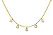 A311-16426: NECKLACE .50 TW FANCY CUT DIAS (18")
