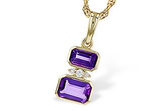 A311-17308: NECK .72 TW AMETHYST .75 TGW