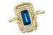 A312-00044: LDS RG .84 LONDON BLUE TOPAZ .96 TGW (8x4MM LBT)