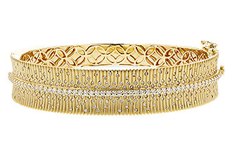 B221-09153: BANGLE BRACELET 1.94 TW (54x63 MM)