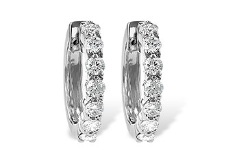 B222-02753: EARRINGS 1.00 CT TW