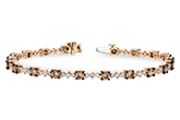 B224-78226: BRACELET 3.05 BROWN DIA 4.10 TW