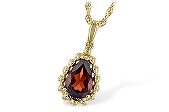 B225-67353: NECKLACE 1.38 CT GARNET