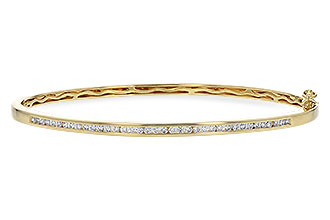 B225-68226: BANGLE BRACELET .50 TW