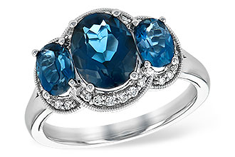 B225-70026: LDS RG 4.20 BLUE TOPAZ 4.33 TGW