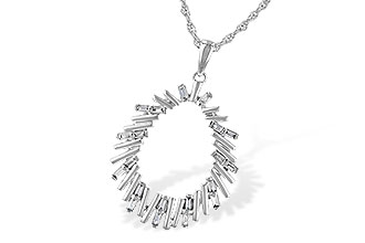 B226-59108: NECK .24 TW BAGUETTE DIAS
