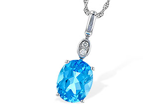 B226-61908: NECK 2.84 BLUE TOPAZ 2.87 TGW (10x8MM BT)