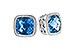 B309-28189: EARR 2.20 TW BLUE TOPAZ
