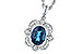 B309-33671: NECK 1.35 LONDON BLUE TOPAZ 1.50 TGW