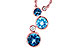 B309-33717: NECK 2.30 BLUE TOPAZ 2.40 TGW