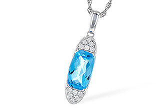 B310-18217: NECK 2.02 BLUE TOPAZ 2.12 TGW