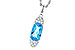 B310-18217: NECK 2.02 BLUE TOPAZ 2.12 TGW