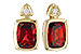 B310-21889: EARR 1.90 TW GARNET 1.94 TGW (7x5MM GAR)