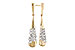 B310-22762: EARRINGS .20 TW BAGUETTE DIAS