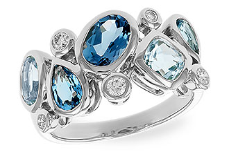 B310-23644: LDS RG 2.57 BLUE TOPAZ TW 2.75 TGW