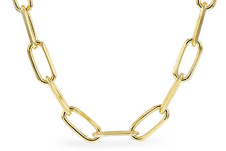 B310-23689: PAPERCLIP LG (18IN, 4.0MM, 14KT, LOBSTER CLASP)