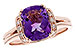 B310-24589: LDS RG 2.33 AMETHYST 2.42 TGW (10x8MM AMY)
