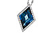 B310-24617: NECK 3.04 LONDON BLUE TOPAZ 3.20 TGW