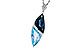 B311-10962: NECK 6.87 BLUE TOPAZ 6.97 TGW