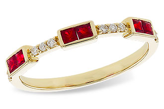 B311-13644: LDS WED RG .34 RUBY .41 TGW