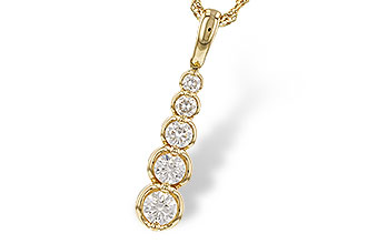 B311-14589: NECKLACE .50 TW