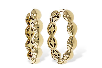 B311-14635: GOLD EARRINGS (18MM)